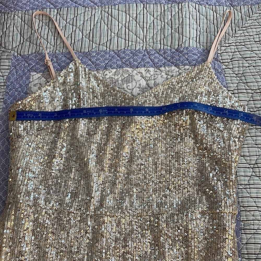 Ramy Brook Gold Sequin Maxi Dress - Picture 7 of 15